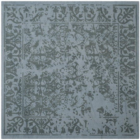 Safavieh Restoration VIntage Square Area Rug, Blue - 6 x 6 ft. RVT103G-6SQ